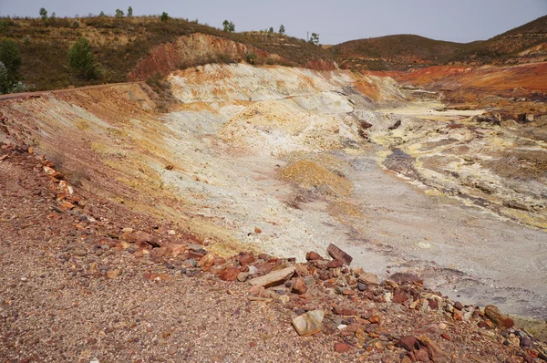 Przemysł mineralny Hiszpania miedzi-złota, la zarza — Zdjęcie stockowe