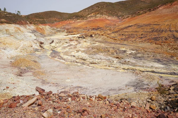 Przemysł mineralny Hiszpania miedzi-złota, la zarza — Zdjęcie stockowe