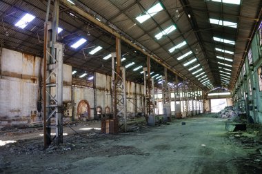 eski sanayi madencilik fabrika
