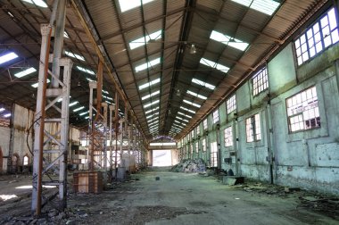 eski sanayi madencilik fabrika