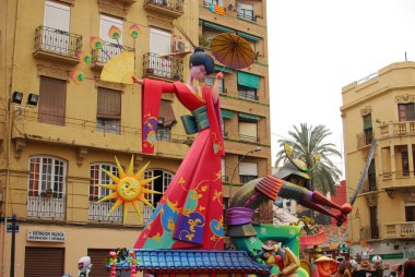 Valencia las fallas Festivali