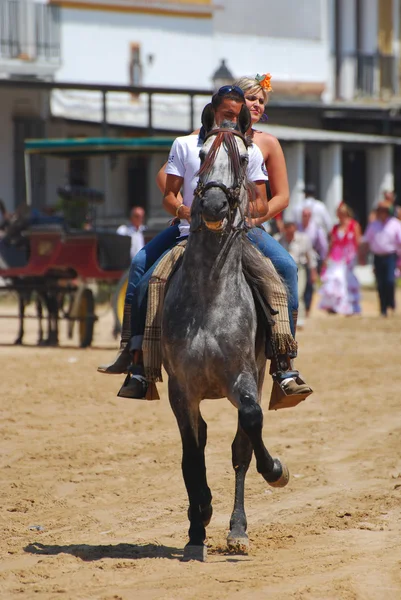 Romeria de el rocio, Endülüs, İspanya — Stok fotoğraf