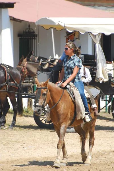 Pilgrimsfärd - romeria i el rocio — Stockfoto