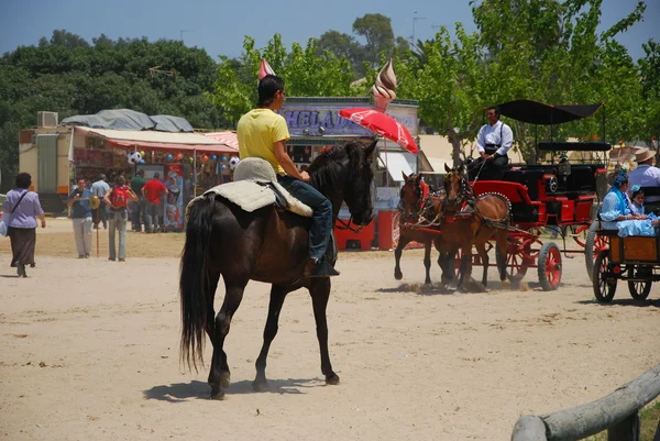 Romeria 德埃罗西奥、 西安大路、 西班牙 — 图库照片