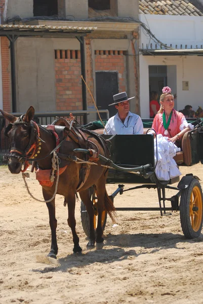 Romeria ・ デ ・ エル ・ ロシオ、アンダルシア、スペイン — ストック写真