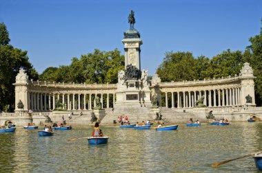 Park retiro Madrid, İspanya