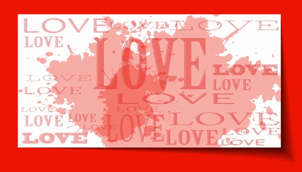 Vieux fond d'amour — Image vectorielle