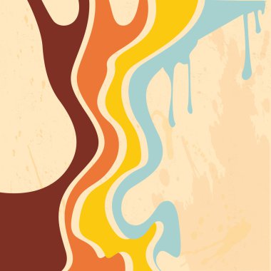 vectror retro soyut arka plan şeritler