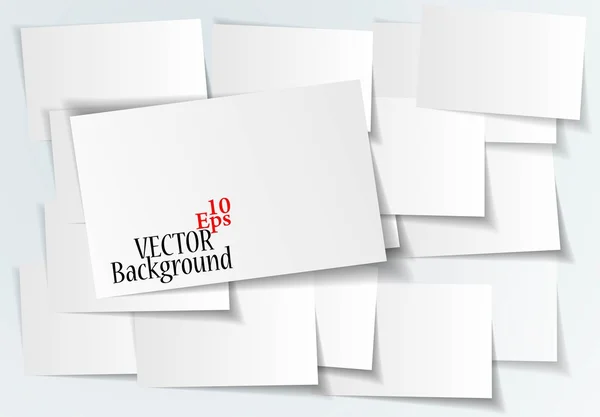 Adesivo carta astratta su sfondo bianco - illustrazione vettoriale — Vettoriale Stock