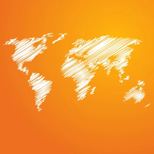 Abstrakt business orange bakgrund - vektor illustration — Stock vektor