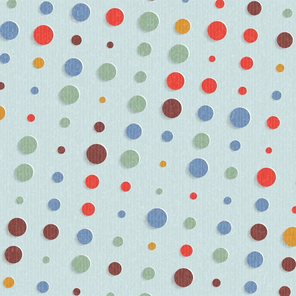 Resumo geométrico retro polka dot background - ilustração vetorial — Vetor de Stock