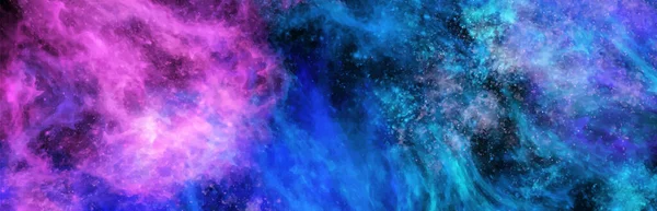 Espacio Abstracto Galaxy Arte Banner Ilustración Galaxias Vectoriales Para Sus — Vector de stock