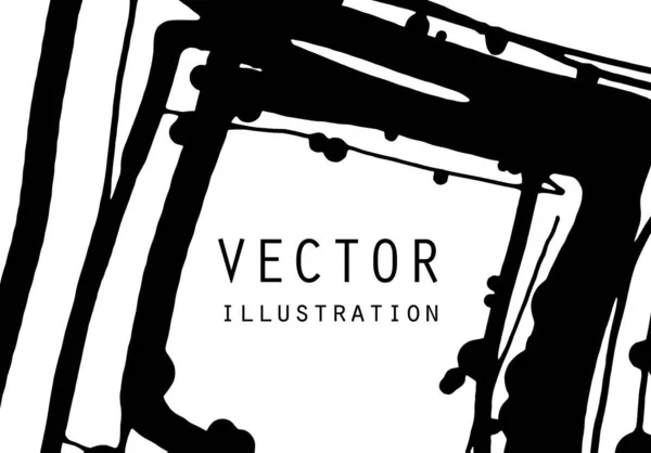 Művészi Kreatív Univerzális Kártyák Kézzel Rajzolt Textúrák Japán Stílus Plakát — Stock Vector