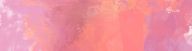 Soyut Pembe Boya Arkaplanı. Pankart unsuru tasarla. Vektör illüstrasyonu