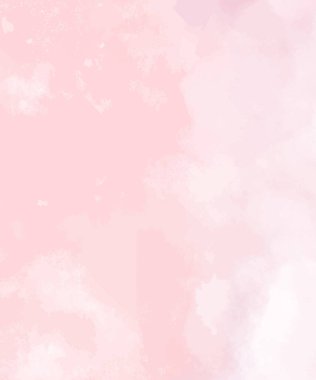 Yumuşak tonlu suluboya lekeleriyle tasarlanmış soyut dikey arkaplan, Vektör illüstrasyonu