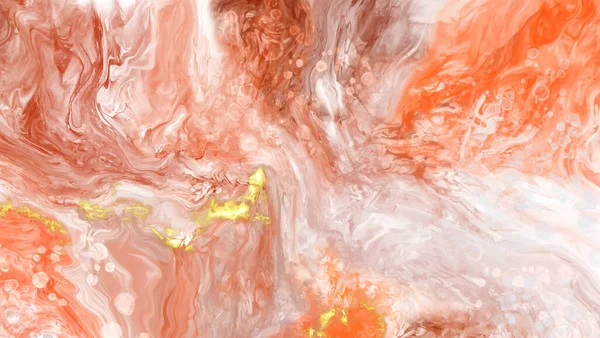 病媒珊瑚横幅 手绘抽象画笔划 波浪要素 — 图库矢量图片