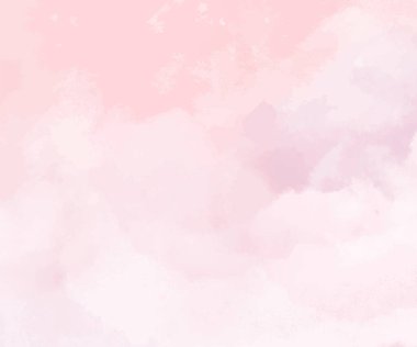 Yumuşak tonlu suluboya lekeleriyle tasarlanmış soyut yatay arkaplan, Vektör illüstrasyonu