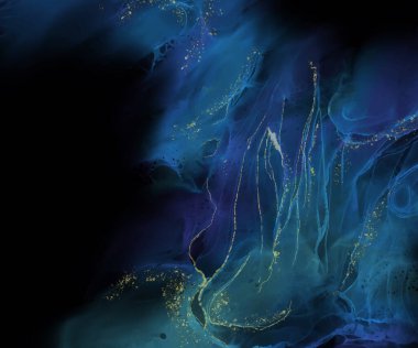 Renkli fırça elementleri olan zarif bir afiş tasarımı. Soyut dekorasyon. Vektör illüstrasyonu.