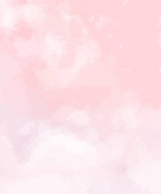 Yumuşak tonlu suluboya lekeleriyle tasarlanmış soyut dikey arkaplan, Vektör illüstrasyonu