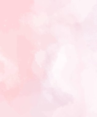 Yumuşak tonlu suluboya lekeleriyle tasarlanmış soyut dikey arkaplan, Vektör illüstrasyonu