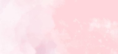 Yumuşak tonlu suluboya lekeleriyle tasarlanmış soyut yatay arkaplan, Vektör illüstrasyonu