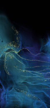 Renkli fırça elementleri olan zarif bir afiş tasarımı. Soyut dekorasyon. Vektör illüstrasyonu.