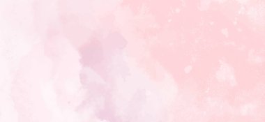 Yumuşak tonlu suluboya lekeleriyle tasarlanmış soyut yatay arkaplan, Vektör illüstrasyonu