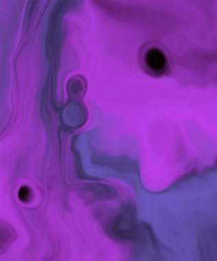 Renkli fırça elementleri olan zarif bir afiş tasarımı. Soyut dekorasyon. Vektör illüstrasyonu.