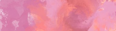 Soyut Pembe Boya Arkaplanı. Pankart unsuru tasarla. Vektör illüstrasyonu