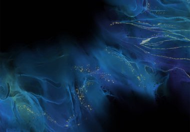 Renkli fırça elementleri olan zarif bir afiş tasarımı. Soyut dekorasyon. Vektör illüstrasyonu.