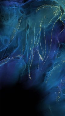 Renkli fırça elementleri olan zarif bir afiş tasarımı. Soyut dekorasyon. Vektör illüstrasyonu.