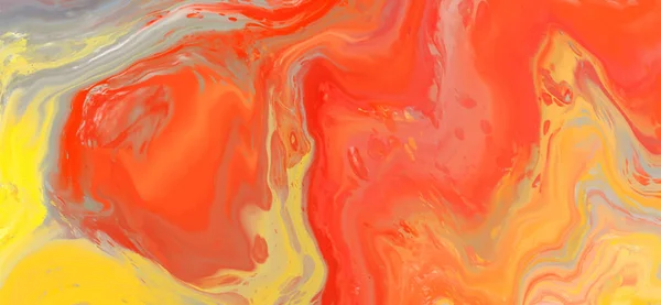 Vektorový Oranžový Prapor Ručně Kreslený Abstraktní Tah Štětcem Prvek Wave — Stockový vektor