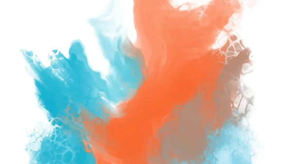 Abstracto Azul Naranja Color Fondo Pintura Diseño Ilustración Vectorial — Archivo Imágenes Vectoriales