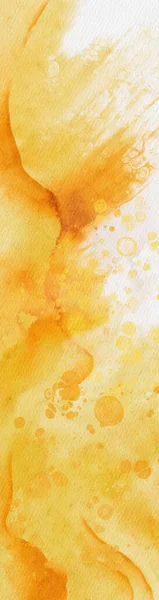 Abstrato Ouro Amarelo Aquarela Pintura Fundo Elemento Banner Design Ilustração —  Vetores de Stock