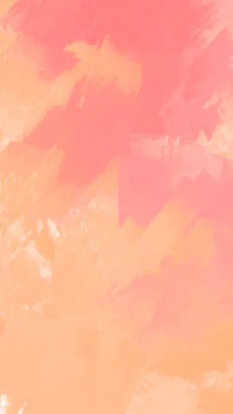 Abstracto Rosa Coral Naranja Pintura Fondo Elemento Banner Diseño Ilustración — Vector de stock