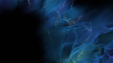 Renkli fırça elementleri olan zarif bir afiş tasarımı. Soyut dekorasyon. Vektör illüstrasyonu.