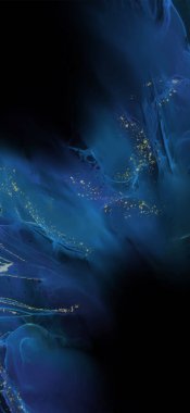 Renkli fırça elementleri olan zarif bir afiş tasarımı. Soyut dekorasyon. Vektör illüstrasyonu.