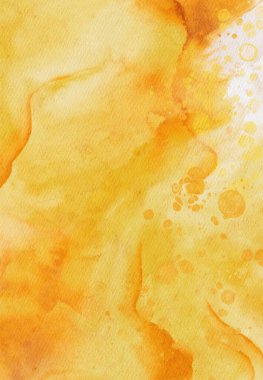 Soyut altın sarısı suluboya arka plan. Pankart unsuru tasarla. Vektör illüstrasyonu