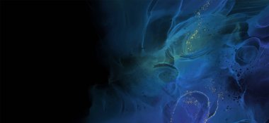 Renkli fırça elementleri olan zarif bir afiş tasarımı. Soyut dekorasyon. Vektör illüstrasyonu.