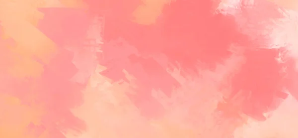 Abstracto Rosa Coral Naranja Pintura Fondo Elemento Banner Diseño Ilustración — Vector de stock