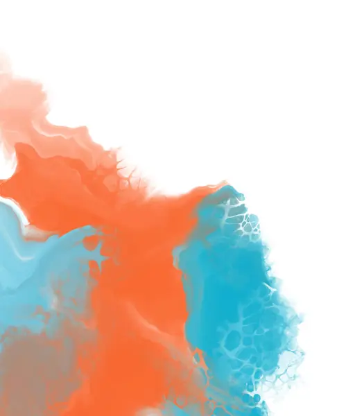 Абстрактний Дизайн Синього Помаранчевого Кольору Векторна Ілюстрація — стоковий вектор