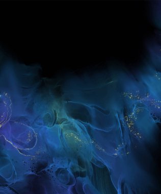 Renkli fırça elementleri olan zarif bir afiş tasarımı. Soyut dekorasyon. Vektör illüstrasyonu.