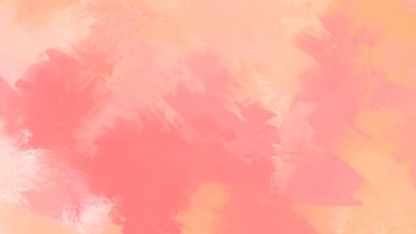 Soyut Pembe Mercan Turuncu Boya Arkaplanı. Pankart unsuru tasarla. Vektör illüstrasyonu