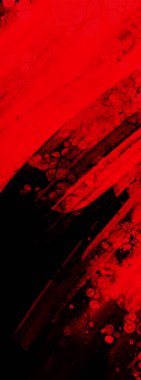 Siyah kırmızı fırça darbesi. JDesign elemanı. Grunge lekelerinin vektör çizimi. Vektör fırçaları resimleme.