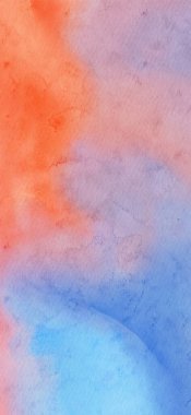 Soyut mavi suluboya boya arka plan. Pankart unsuru tasarla. Vektör illüstrasyonu