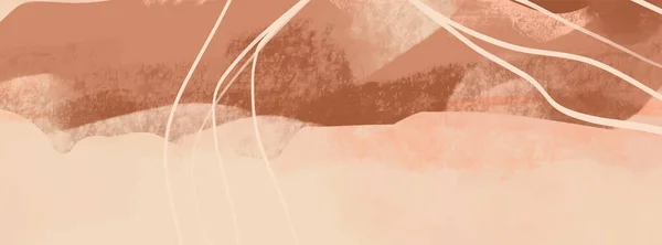 Творчі Мінімалістичні Ручні Розписані Ілюстрації Прикраси Стін Листівок Або Дизайну — стоковий вектор