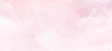 Yumuşak tonlu suluboya lekeleriyle tasarlanmış soyut yatay arkaplan, Vektör illüstrasyonu