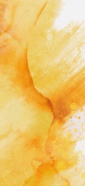 Soyut altın sarısı suluboya arka plan. Pankart unsuru tasarla. Vektör illüstrasyonu