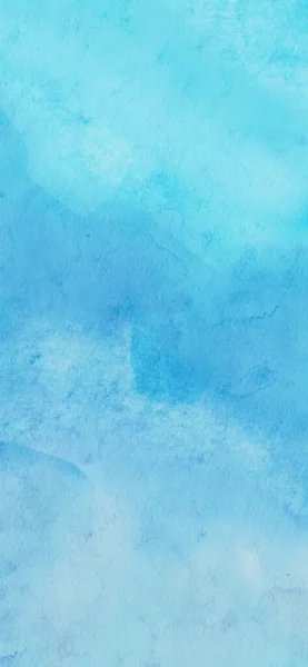 抽象青い水彩画背景 バナー要素のデザイン ベクターイラスト — ストックベクタ