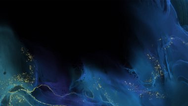 Renkli fırça elementleri olan zarif bir afiş tasarımı. Soyut dekorasyon. Vektör illüstrasyonu.